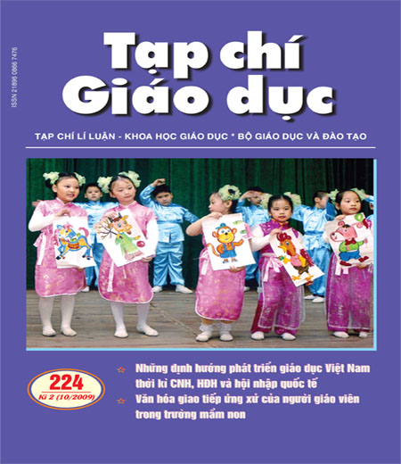 Bìa tạp chí giáo dục - In Công Đoàn - Công Ty Cổ Phần In Công Đoàn Việt Nam
